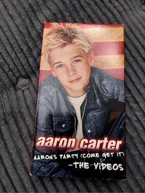 Aaron Carter Aaron's Party (Come Get It) - The Videos VHS Video Cassette